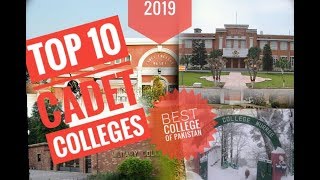 Top 10 Cadet colleges in Pakistan ranking 2019  best College  Ali Hussain Tech [upl. by Ataymik]