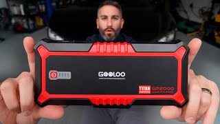 NEVER Get Stranded Again GOOLOO GP2000 Jump Starter Review [upl. by Areic]