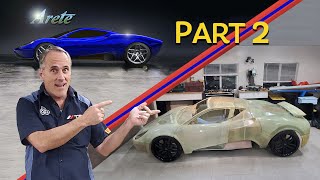 How to build a supercar from scratch Part 2 Arete Supercar project [upl. by Enitsugua]