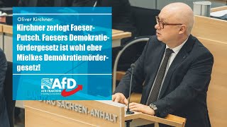 Kirchner zerlegt FaeserPutsch Demokratiefördergesetz ist wohl eher Mielkes Demokratiemördergesetz [upl. by Anyr]