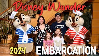 Disney Wonder Alaskan Cruise 2024 Embarkation [upl. by Terrena]