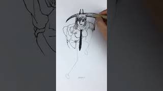 How to draw Power Chainsaw Man full body shorts shorts shortsfeed artwork art artist arting [upl. by Dnaloy]