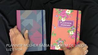 Planner Luz e Vida  Livraria 100 Cristão [upl. by Dadirac11]