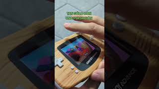 Game Boy Advance IPS de madera gb gba gameboy ips gbamod retropixelados [upl. by Nugesulo]