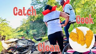 CATFISH CATCH CLEAN amp COOK [upl. by Aniri]