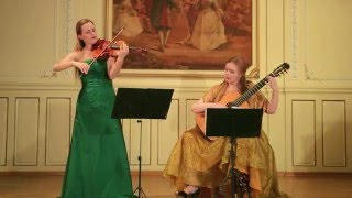 Duo Luminoso Paganini  Cantabile [upl. by Brittni]