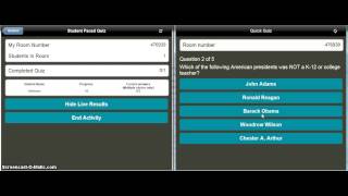 Socrative Teacher and Student Clicker [upl. by Alleirbag]