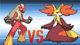 Pokemon Blaziken amp Sceptile amp Swampert vs Greninja amp Delphox amp Chesnaught [upl. by Behlau]