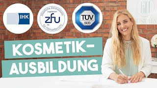 Kosmetikausbildung TÜV AZAV ZFU IHK staatlich anerkannt – was ist das Richtige [upl. by Derwood]