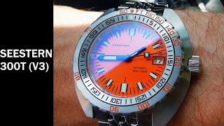 SEESTERN Doxa SUB300T Homage Watch Review V3 [upl. by Lynd]