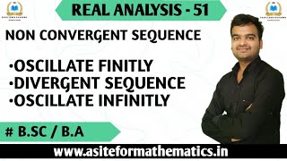 Non convergent sequence  Divergent sequence  oscillating sequence [upl. by Eart749]