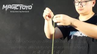 Magicyoyo Present YoYo Tutorial 1A 01 Set up the string [upl. by Claudette235]