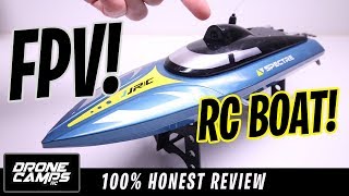 50 FPV RC BOAT  JJRC S4 SPECTRE FPV RACE BOAT  Honest Review [upl. by Hanselka581]