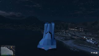 【GTA5】ヴィジランテでグランド・セノーラ砂漠施設からシナリオ乗り物置き場Vigilante Jump8DD ScenarioGrand Senora Desert Facility [upl. by Yahsed]