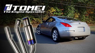 350z Tomei Titanium Exhaust  Pure Sound [upl. by Mikeb]