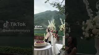 Groom Goes TOO FAR With Champagne Wedding Toast [upl. by Akehsar]