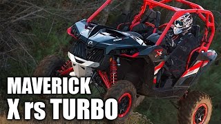 TEST RIDE 2016 CanAm Maverick X rs Turbo [upl. by Nesilla]