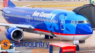 TRIP REPORT Sun Country Airlines  Boeing 737800  Minneapolis  DallasFort Worth  Main Cabin [upl. by Menon]