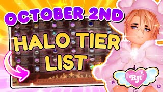 ROYALE HIGH HALO TIERLIST Oct 2nd [upl. by Spracklen900]