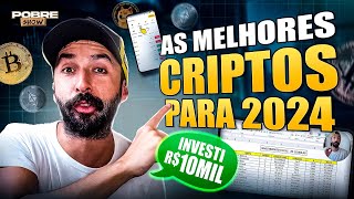 Melhores Criptos Para 2024  COMO INVESTIR PASSO A PASSO [upl. by Agbogla124]