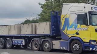 middlebrook transport Scania on harlaxton road grantham [upl. by Liddie]