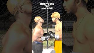 Mike Tyson “VS” Jake Paul jakepaul boxing miketyson skit viral comedy [upl. by Winzler]