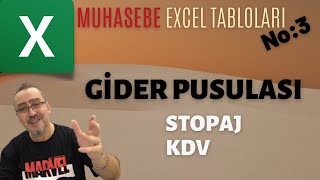 Excel Gider Pusulası Brütten Nete Muhasebe Excel Tabloları 3 [upl. by Stanford77]