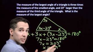 Art of Problem Solving Angles in a Triangle Part 2 [upl. by Bidget]