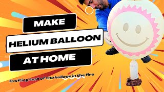 How to make HELIUM balloons at home [upl. by Rennob]