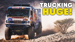 Dakar 2021 Take a Closer Look at the Kamaz Rally Trucks [upl. by Eudoxia]