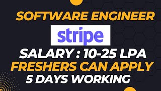 Stripe off Campus Drive for Freshers 2025  Software Engineer  Salary 1025 LPA [upl. by Ataga]