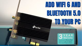 How to Install a WiFi  Bluetooth Card into your PC TPLink AX3000  Archer TX50E [upl. by Oniuqa33]