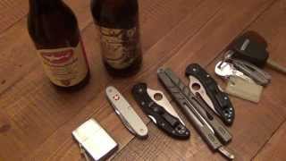 How To  Open Beer Bottle With Any Zippo Or Any Knife [upl. by Anura]