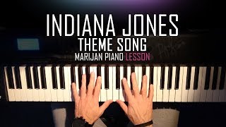 How To Play Indiana Jones  Soundtrack  Theme Song  Piano Tutorial Lesson [upl. by Bixby]