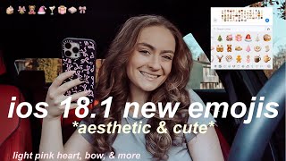 HOW TO CUSTOMIZE YOUR OWN EMOJIS USING IOS 181 🎀 tutorial on how to make your own aesthetic emojis [upl. by Stilwell662]