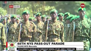 Perfectly synchronised passout parade patterns by NYS graduates in Gilgil [upl. by Darryl178]