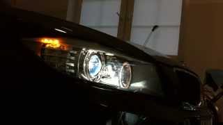 E90 LCI BIXENON ADAPTIVE WITH CORNERING LIGHTS RETROFIT [upl. by Ecnal]