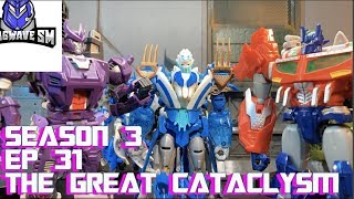 Transformers Prime Legacy Episode 31 Optimus Galvatron amp Thundertron Stop Motion [upl. by Anivlis]