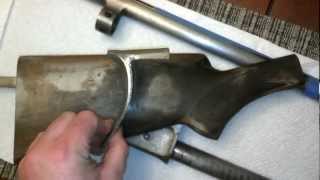 Browning Auto 5 Rusted Whippet gun Video 15 Buttplate for Whippit modification is here [upl. by Toma]