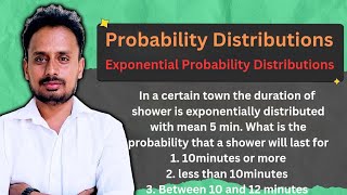 Exponentially distribution with problems  Probability Distributions  important problem [upl. by Sommers]