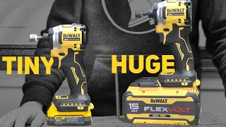 🔥 DeWalt POWERSTACK vs 15AH FLEXVOLT ⚡ DCF840 vs DCF850 [upl. by Elyl398]