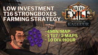 Low Investment T16 Strongbox Ziggurat Farming 10divhour  POE 325 Settlers of Kalguur [upl. by Juta]