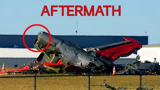 Multiple Planes crash at Dallas Airshow  Aftermath  Best Angle [upl. by Eadahc246]