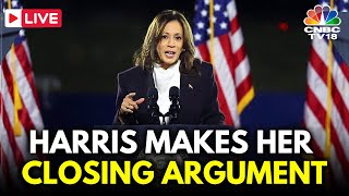 Kamala Harris LIVE Harris Makes Her Closing Argument To The Voters on National Mall  USA  N18G [upl. by Arraes]