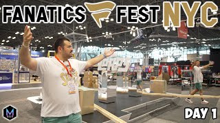 First Look At The BIGGEST Card Show EVER Fanatics Fest 2024 [upl. by Halik]