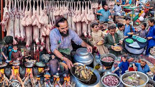 Breakfast in Afghanistan  Traditional Early morning street food  Liver fry recipe  Kabuli Pulao [upl. by Mccurdy]