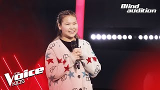 BinderiyaB  quotAll I Wantquot  Blind Audition  The Voice Kids Mongolia 2024 [upl. by Emmer]