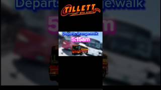 O Tillett bus line New bus run belize [upl. by Aggy902]