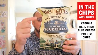 🇮🇪 Keogh’s Real Irish Blue Cheese Potato Chips on In The Chips with Barry [upl. by Rebna]