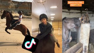 TikTok Horse FailsFalls compilation [upl. by Hartill210]